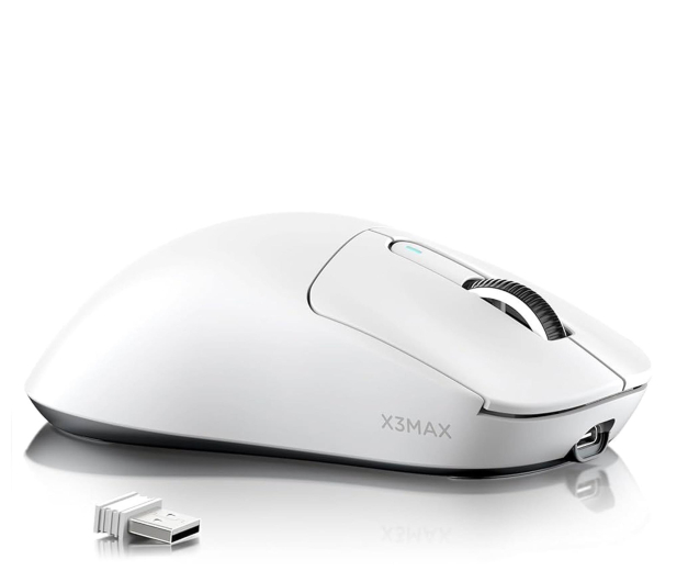 Attack Shark X3MAX Superlight 42kDPI PAW3950 Omron biała - 1349823 - zdjęcie 2